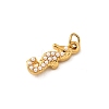 304 Stainless Steel ABS Imitation Pearl Pendants STAS-B097-07G-04-2