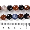 Natural Multi-Color Agate Beads Strands G-NH0021-A18-02-5