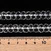 Transparent Glass Beads Strands GLAA-N001-61C-4