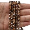 Natural Banded Agate Beads Strands G-D344-A34-04-2