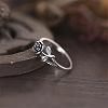 Alloy Rose Finger Rings WG6B24B-06-1
