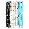 6 Strands 3 Colors Synthetic Turquoise Beads Strands TURQ-PA0001-03B-1