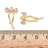 Brass Micro Pave Cubic Zirconia Pendants KK-A281-10G-03-3