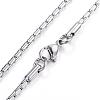 Tarnish Resistant 304 Stainless Steel Necklaces NJEW-E080-17P-2