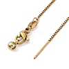 Ion Plaing(IP) 304 Stainless Box Chain Necklaces X-NJEW-Q003-03G-2