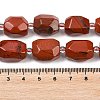 Natural Red Jasper Beads Strands G-Z147-E03-01-5