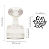 Clear Acrylic Soap Stamps DIY-WH0438-002-2