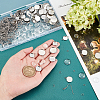 DIY Flat Round Drop Earring Making Kit DIY-UN0002-95-2