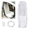 Disposable Non-woven Fabrics Car Seat & Steering Wheel Cover Sets AJEW-TAC0034-14-1