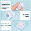 Square Plastic Loose Diamond Storage Boxes LS-CON-WH0095-49A-4
