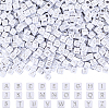 2600Pcs 26 Styles Opaque Acrylic Beads OACR-SC0002-18-1