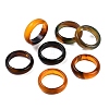 Dyed & Heated Natural Agate Finger Rings for Women RJEW-Z075-02F-1