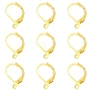 100Pcs Brass Leverback Earring Findings KK-YW0003-37G-1