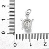 Brass Micro Pave Cubic Zirconia Pendants KK-K400-41P-3