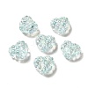 Transparent Acrylic Waffle Beads OACR-E016-01A-1