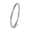 Plain 304 Stainless Steel Bangles for Women BJEW-B104-32B-P-1