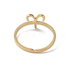 Real 18K Gold Plated 304 Stainless Steel Adjustable Finger Ring RJEW-L115-01G-04-3