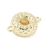 Brass Textured Connector Charms LS-KK-M326-12G-2