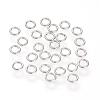304 Stainless Steel Round Rings STAS-S066-16-4mm-1