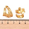 304 Stainless Steel Stud Earrings EJEW-L317-01G-02-3