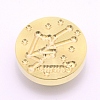 Brass Wax Sealing Stamp Head AJEW-TAC0026-01LG-02-1