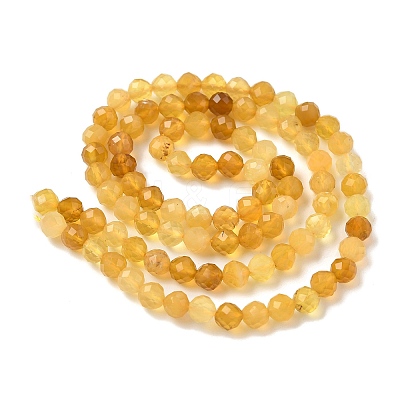 Natural Yellow Opal Beads Strands G-D306-A05-4mm-1