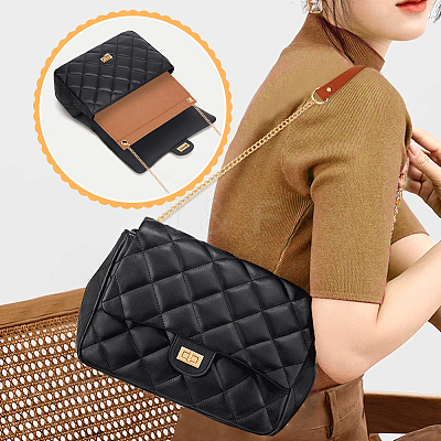 5Pcs 5 Colors Imitation Leather Bag Straps FIND-WR0009-93-1