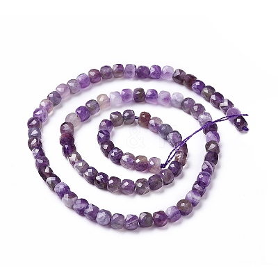 Natural Amethyst Beads Strands G-L581C-002-1