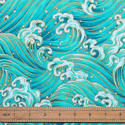 Japanese-style Cotton Fabric DIY-WH0671-277A-1