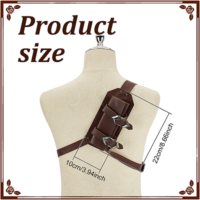 PU Leather Adjustable Sword Sheaths AJEW-XCP0003-68-1