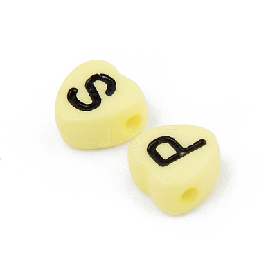 Opaque Acrylic Enamel Beads MACR-S273-37F-1