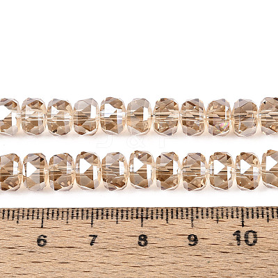 Electroplate Glass Beads Strands EGLA-T021-20K-1
