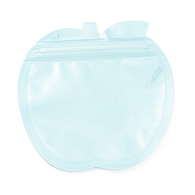 Apple Shaped Plastic Packaging Yin-yang Resealable Bags OPP-D003-01A-1