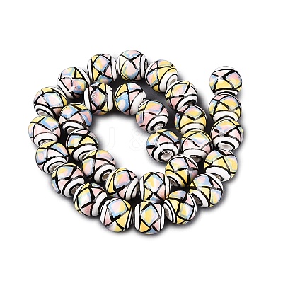 Handmade Porcelain Beads PORC-Q007-07F-1