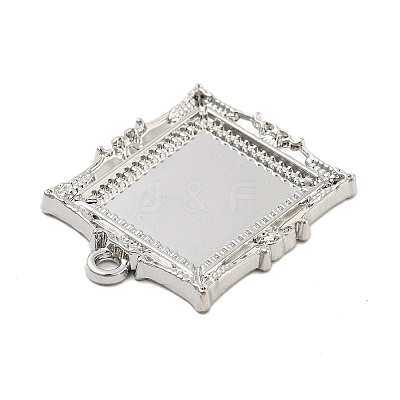 Rack Plating Alloy Pendant Cabochon Settings FIND-Z054-16P-1