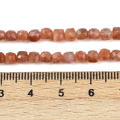 Natural Sunstone Beads Strands G-L537-016B-1