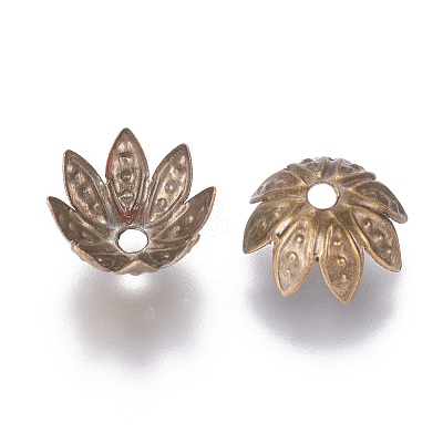Iron Bead Caps S-IFIN-D030-10x4mm-AB-1