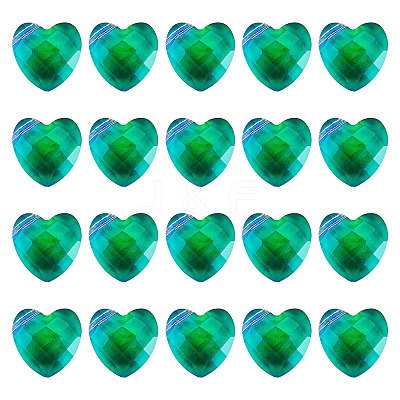 Glass Charms GLAA-TAC0012-28B-1