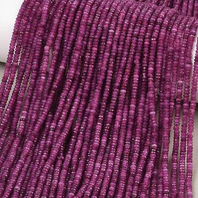 Natural Ruby Beads Strands G-A304-A01-01-1