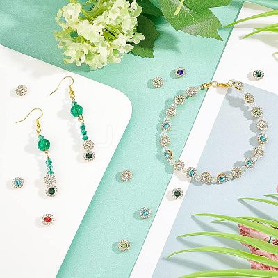 600Pcs 6 Colors Sew on Rhinestone RGLA-FH0001-02-1