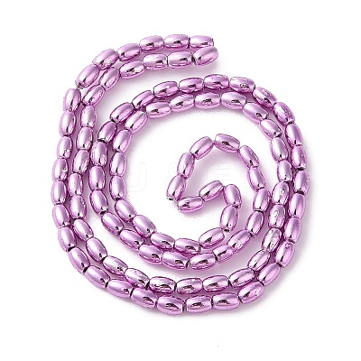 Electroplate Beads Strands X-EGLA-H104-02I-1