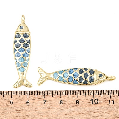 Brass Enamel Pendants KK-CBA3297-05C-G07-1