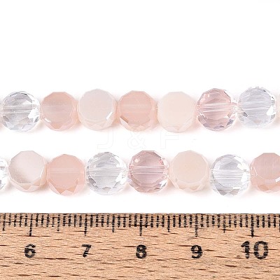 Electroplate Glass Beads Strands EGLA-N022-03A-A08-1