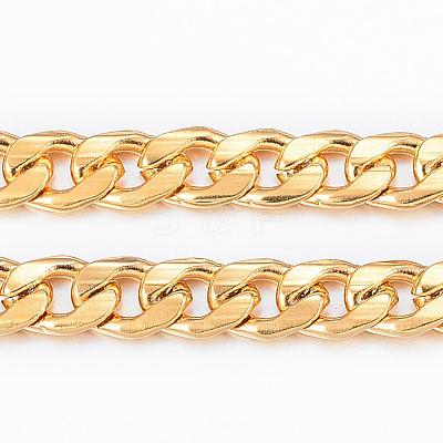 Ion Plating(IP) 304 Stainless Steel Cuban Link Chains CHS-H009-33G-1