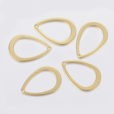 304 Stainless Steel Open Pendants STAS-F160-42G-1