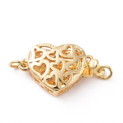 Brass Box Clasps KK-G427-10G-1