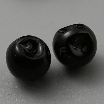 Resin Imitation Pearl Buttons RESI-WH0034-38A-1