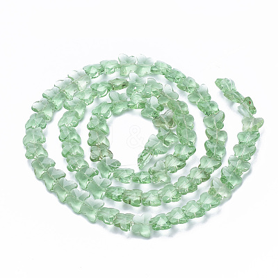 Transparent Glass Beads GLAA-Q066-10mm-B12-1
