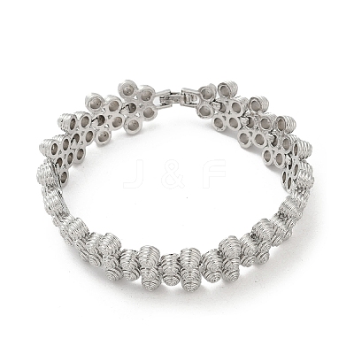 Brass Bracelets for Women BJEW-M104-02P-1