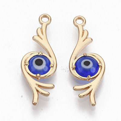 Eco-Friendly Alloy Pendants GLAA-R205-B-05G-NF-1